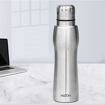 MILTON Elate 750 Stainless Steel Water Bottle, 635 ml, Silver | Leak Proof | Office Bottle | Gym Bottle | Home | Kitchen | Hiking | Treking Bottle | Travel Bottle (Pack of 1) की तस्वीर