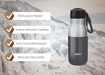 Milton Eminent 400 Thermosteel Water Bottle, 369 ml की तस्वीर