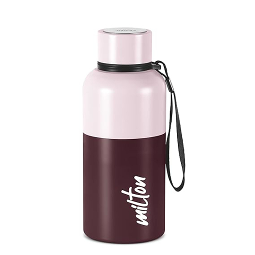 Milton Ancy 500 Thermosteel Water Bottle, 520 ml | 24 Hours Hot and Cold | Easy to Carry | Rust Proof | Tea | Coffee | Office| Gym | Home | Kitchen | Hiking | Trekking | Travel Bottle की तस्वीर