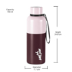 Milton Ancy 750 Thermosteel Water Bottle, 750 ml | 24 Hours Hot and Cold | Easy to Carry | Rust Proof | Tea | Coffee | Office| Gym | Home | Kitchen | Hiking | Trekking | Travel Bottle की तस्वीर