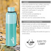 Milton Ancy 1000 Thermosteel Water Bottle, 1.05 Litre | 24 Hours Hot and Cold | Easy to Carry | Rust Proof | Tea | Coffee | Office| Gym | Home | Kitchen | Hiking | Trekking | Travel की तस्वीर