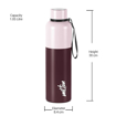 Milton Ancy 1000 Thermosteel Water Bottle, 1.05 Litre | 24 Hours Hot and Cold | Easy to Carry | Rust Proof | Tea | Coffee | Office| Gym | Home | Kitchen | Hiking | Trekking | Travel की तस्वीर