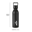 Milton Alice 600 Thermosteel Water Bottle, 580 ml,  | 24 Hours Hot and Cold | Easy to Carry | Rust Proof | Tea | Coffee | Office| Gym | Home | Kitchen | Hiking | Trekking | Travel Bottle की तस्वीर