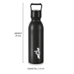 Milton Alice 750 Thermosteel Water Bottle, 710 ml | 24 Hours Hot and Cold | Easy to Carry | Rust Proof | Tea | Coffee | Office| Gym | Home | Kitchen | Hiking | Trekking | Travel Bottle की तस्वीर