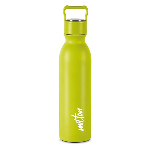 Milton Alice 1000 Thermosteel Water Bottle, 1 Litre | 24 Hours Hot and Cold | Easy to Carry | Rust Proof | Tea | Coffee | Office| Gym | Home | Kitchen | Hiking | Trekking | Travel Bottle की तस्वीर