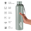 Milton Aura 1000 Thermosteel Bottle, 1.05 Litre | 24 Hours Hot and Cold | Easy to Carry | Rust & Leak Proof | Tea | Coffee | Office| Gym | Home | Kitchen | Hiking | Trekking | Travel Bottle की तस्वीर