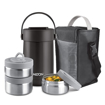 Picture of MILTON Glamour Thermosteel Stainless Steel Tiffin Box, Set of 3