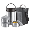 Picture of MILTON Glamour Thermosteel Stainless Steel Tiffin Box, Set of 3