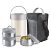 Picture of MILTON Glamour Thermosteel Stainless Steel Tiffin Box, Set of 3