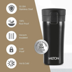 Picture of Milton Coffee Mug Thermosteel Hot or Cold Insulated Flask, 350 ml, Black | Leak Proof | Rust Proof | Tea Mug | Soup Flask | Juice Mug | Water Flask | Easy Grip | Easy to Carry