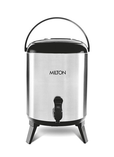 Picture of Milton Stellar 8 Thermosteel Water Jug, 7.6 litres, Silver | PU Insulated | Hot & Cold | Sturdy Base | Hygienic | Odour Free
