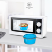 Picture of Milton Flexi 3+1 Inner Stainless Steel Lunch Box with Jacket, Set of 4, (180 ml, 320 ml, 320 ml, 450 ml), Blue | Microwaveable Steel | Leak Proof | Food Grade | Dishwasher Safe | Easy to Carry