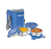 Picture of Milton Cube 3 Stainless Steel Lunch Box with Jackets, (3 Containers)