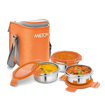 Picture of Milton Cube 4 Lunch Box, 300 ml, Set of 4,Orange