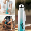 Picture of Milton Steel Marble 600 Insulated Inner Stainless Steel Water Bottle, 1 Piece, 630 ml| Easy Grip | Leak Proof | Hot or Cold | School | Office | Gym | Hiking | Treking | Travel Bottle