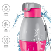 Picture of Milton Steel Racer 1000 Inner Stainless Steel Insulated Water Bottle, 630 ml | PU Insulated | Hot or Cold for Hours | Leak Proof | Easy Grip | Office | Gym | Hiking | Treking | Travel Bottle