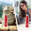 Picture of Milton Steel Fit 900 Inner Stainless Steel Water Bottle, 1 Piece, 630 ml | Easy Grip | Leak Proof | Hot or Cold | School | Office | Gym | Hiking | Treking | Travel Bottle