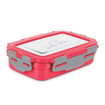 Picture of Milton Steely Super Deluxe Insulated Inner Stainless Steel Big Tiffin Box, 500 ml, with Inner Stainless Steel Container, 175 ml and Spoon | Kids Lunch Box | Easy to Carry | Easy to Clean