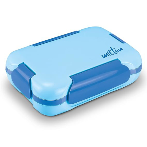 Picture of MILTON More Meal Insulated Large Tiffin Box, 770 ml, with Inner Stainless Steel Container, 175 ml and Spoon | Food Grade | Inside Steel | School | College | Office| Easy to Carry