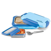 Picture of MILTON More Meal Insulated Large Tiffin Box, 770 ml, with Inner Stainless Steel Container, 175 ml and Spoon | Food Grade | Inside Steel | School | College | Office| Easy to Carry