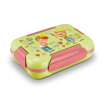 Picture of MILTON More Meal Insulated Small Tiffin Box, 600 ml, with Inner Stainless Steel Container, 120 ml and Spoon| Food Grade | Inside Steel | School | Kids | Easy to Carry