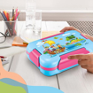 Picture of MILTON More Meal Insulated Small Tiffin Box, 600 ml, with Inner Stainless Steel Container, 120 ml and Spoon| Food Grade | Inside Steel | School | Kids | Easy to Carry