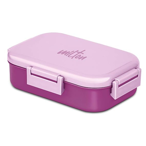 MILTON Senior Flatmate Inner Stainless Steel Tiffin Box, 700 ml | Food Grade | School Lunch Box | Office | Picnic की तस्वीर