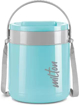 MILTON Classic Stainless Steel Tiffin with Lifter, 3 Container, 300 ml Each | PU Insulated | Food Grade | Easy to Carry | Hot & Cold | Office | Outdoors | Food Grade की तस्वीर