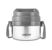 Picture of Milton Glint 2 Thermosteel Insulated Stainless Steel Tiffin Box, 600 ml, Steel Plain