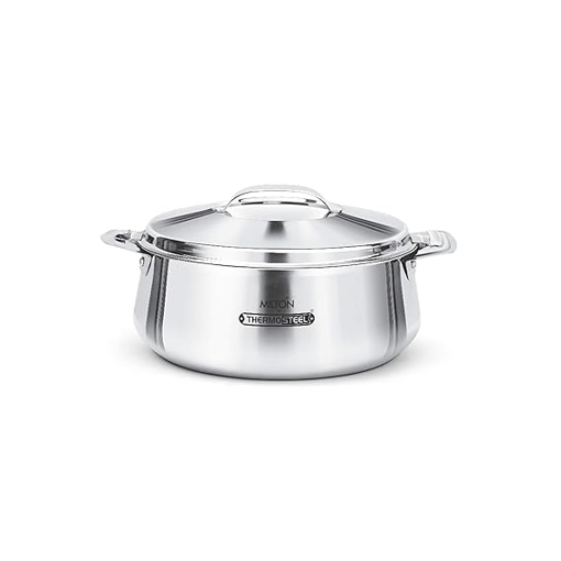 Picture of Milton Luxuria 2500 Stainless Steel Insulated Casserole, 2.51 Litre, Silver
