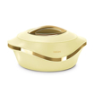 Picture of MILTON Pearl 1000 Inner Stainless Steel Casserole, 860 ml, Ivory | BPA Free | Food Grade | Easy to Carry | Easy to Store | Chapati | Roti | Curd Maker
