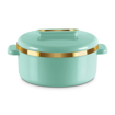 Picture of MILTON Curve 1500 Inner Stainless Steel Casserole, 1300 ml, Light Green | BPA Free | Food Grade | Easy to Carry | Easy to Store | Chapati | Roti | Curd Maker