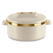 Picture of MILTON Curve 2500 Inner Stainless Steel Casserole, 2.15 litres | BPA Free | Food Grade | Easy to Carry | Easy to Store | Chapati | Roti | Curd Maker
