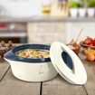 Picture of MILTON Royal 1000 Insulated Inner Stainless Steel Casserole, 830 ml | BPA Free | Food Grade | Easy to Carry | Easy to Store | Ideal for Chapatti | Roti | Curd Maker