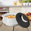 Picture of MILTON Venice 2500 Insulated Inner Stainless Steel Casserole, 2.2 litres  | BPA Free | Food Grade | Easy to Carry | Easy to Store | Ideal for Chapatti | Roti | Curd Maker