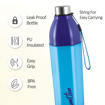 Picture of Milton Kool Hexone 600 Insulated Water Bottle, 465 ml, Black | Leak Proof | Easy Grip | BPA Free | Easy to Carry | Odourless