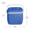 Milton Super Chill 14 Insulated Ice Pail, 1 Piece, 12.65 Litres, Blue | BPA Free | Easy to Carry | Food Grade | Ideal for Outdoor | Picnic | Travel | Events | Office की तस्वीर