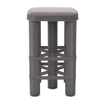 MILTON Jumbo Hardy Plastic Stool, Grey | Office Stool | Bathroom | Kitchen | Home | Stool for Sitting | Comfort Seating | BPA Free | Easy to Carry | Recyclable की तस्वीर