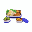 Picture of Signoraware Hot Shot Steel Lunch Box, 850ml+100ml+100ml, Set of 3