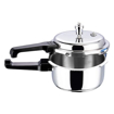 Picture of Vinod Platinum Triply Stainless Steel Outer Lid Pressure Cooker Junior 5 Litres - ISI certified, Silver (Induction and Gas Stove Friendly)