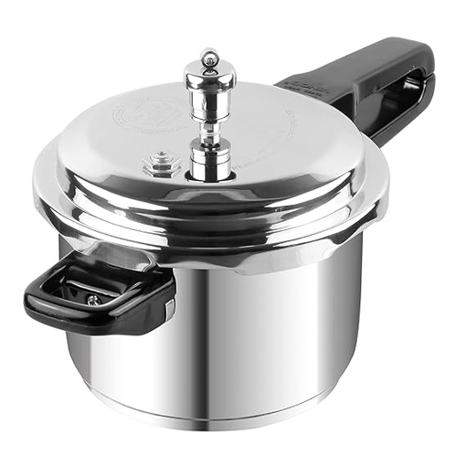 Picture of Vinod 18/8 Stainless Steel Outer Pressure Cooker 5L (DUOPANJR) 5Ltr