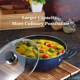 Show details for Vinod Zest Non-Stick Deep Kadai/Kadhai with Glass Lid 1.4 litres Capacity (18 cm Diameter) with Riveted Sturdy Bakelite Handles (Gas Stove Compatible) PFOA Free - 3mm Thickness, Blue Picture of Vinod Zest Non-Stick Deep Kadai/Kadhai with Glass Lid 1.4 litres Capacity (18 cm Diameter) with Riveted Sturdy Bakelite Handles (Gas Stove Compatible) PFOA Free - 3mm Thickness, Blue