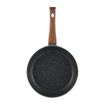 Picture of Vinod Zest Plus Non Stick Die Cast Aluminium Fry Pan 24cm Black,Induction Friendly Saute/Frying Pan/Egg Pan/Fish Pan,with Wooden Finish Handle,PFOA Free