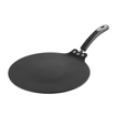 Picture of Vinod Hanos Non-Stick Flat Multi Tawa 30 cm Diameter, Hard Anodised Non-Stick Coating with Bakelite Riveted Handle - 5.25 mm Thickness, Black (Induction and Gas Stove Friendly)