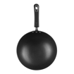 Picture of Vinod Hanos Non-Stick Wok 26 cm Diameter- 3.25 mm Thickness/Hard Anodised Wok Pan with Bakelite Riveted Handle/Induction and Gas Stove Friendly