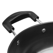 Picture of Vinod Black Pearl Hard Anodised Deep Kadai/Kadhai 1.6 litres Capacity (18 cm Diameter), with Riveted Sturdy Handles - 3.25 mm Thickness, Black (Gas Stove Compatible)