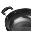 Picture of Vinod Black Pearl Hard Anodised Deep Kadai/Kadhai 2.6 litres Capacity (22 cm Diameter) with Riveted Sturdy Handles - 3.25 mm Thickness, Black (Gas Stove Compatible)