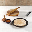 Picture of Vinod Black Pearl Plus Hard Anodised Roti / Paratha / Phulka Tawa, 22 cm Diameter with Riveted Sturdy Handle - 5.25 mm Thickness, Black (Induction and Gas Stove Base