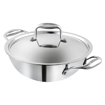 Picture of Vinod Platinum Triply Stainless Steel 3Pcs Combo Set Silver (Induction Friendly)(Kadai,Frypan and Milkpan)