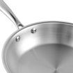 Picture of Vinod Platinum Triply Stainless Steel 3Pcs Combo Set Silver (Induction Friendly)(Kadai,Frypan and Milkpan)